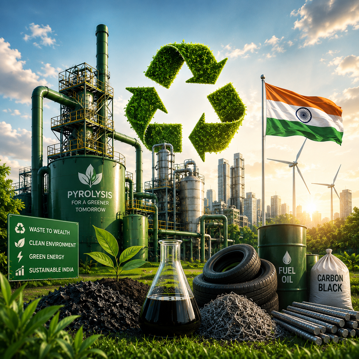 Pyrolysis Sustainable Industry